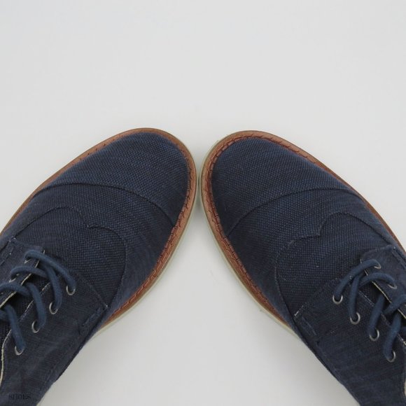 Toms Brogue Twill Oxford Classic Men's Size 11 - Picture 10 of 14